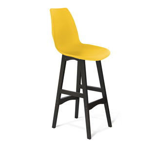 Барный стул SHT-ST29/S65 (желтый ral 1021/венге) в Элисте