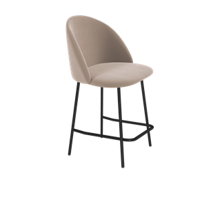 Полубарный стул SHT-ST35 / SHT-S29P-1 (латте/черный муар) в Элисте