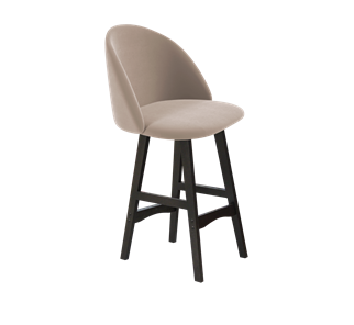 Полубарный стул SHT-ST35 / SHT-S65-1 (латте/венге) в Элисте