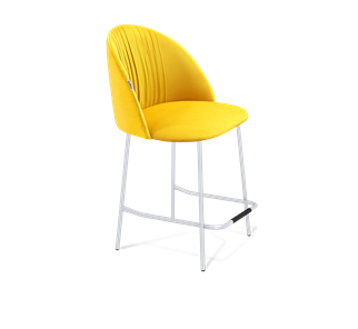 Полубарный стул SHT-ST35-1 / SHT-S29P-1 (имперский жёлтый/хром лак) в Элисте