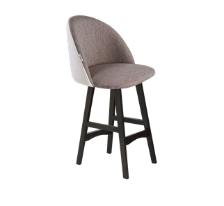 Полубарный стул SHT-ST35-3 / SHT-S65-1 (тростниковый сахар/зефирный/венге) в Элисте