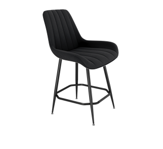 Полубарный стул SHT-ST37 / SHT-S148-1 (ночное затмение/черный муар) в Элисте