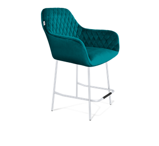Полубарный стул SHT-ST38 / SHT-S29P-1 (альпийский бирюзовый/хром лак) в Элисте