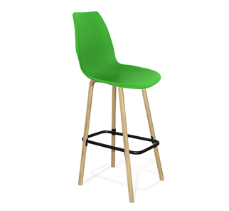 Обеденный стул SHT-ST29/S94 (зеленый ral 6018/прозрачный лак/черный муар) в Элисте