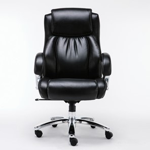 Кресло компьютерное Brabix Premium Status HD-003 (рециклированная кожа, хром, черное) в Элисте