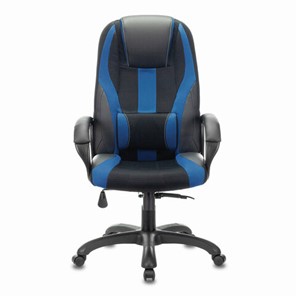 Компьютерное кресло Brabix Premium Rapid GM-102 (экокожа/ткань, черное/синее) 532106 в Элисте