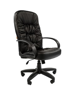 Кресло офисное CHAIRMAN 416, экокожа, цвет черный в Элисте