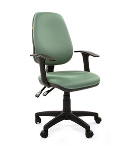 Компьютерное кресло CHAIRMAN 661 Ткань стандарт 15-158 зеленая в Элисте