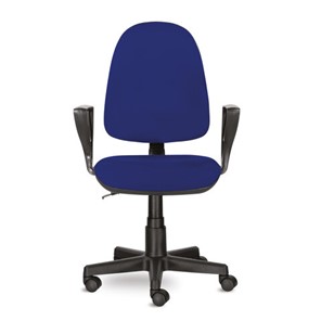 Офисное кресло Brabix Prestige Ergo MG-311 (регулируемая эргономичная спинка, ткань, синее) 532423 в Элисте