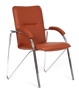 Кресло офисное CHAIRMAN 850 Экокожа Terra 111 коричневая в Элисте - предосмотр