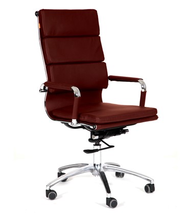 Офисное кресло 750 экокожа бордовая в Элисте - изображение