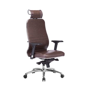 Кресло офисное Samurai KL-3.04, темно-коричневый в Элисте