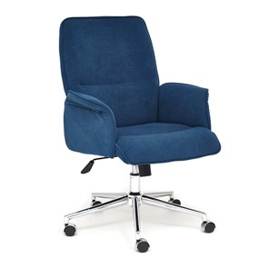 Кресло компьютерное YORK флок, синий, арт.13862 в Элисте