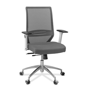 Офисное кресло для руководителя Aero lux, сетка/ткань TW / серая/серая TW в Элисте