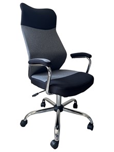 Кресло офисное C168 черный/серый в Элисте