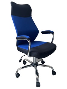 Офисное кресло C168 черный/синий в Элисте