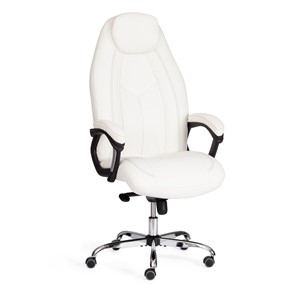 Кресло BOSS Lux, кож/зам, белый, арт.21152 в Элисте