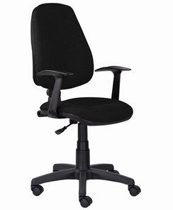 Офисное кресло Brabix Comfort MG-321, регулируемая эргономичная спинка, ткань, черное в Элисте
