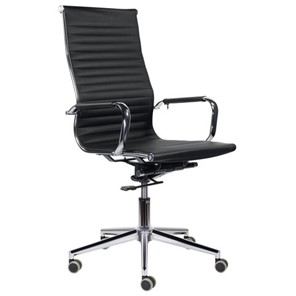 Кресло офисное BRABIX PREMIUM "Intense EX-531", экокожа, хром, черное, 532540 в Элисте