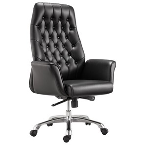 Кресло офисное BRABIX PREMIUM "Legacy EX-750", синхромеханизм, алюминий, экокожа, черное, 532492 в Элисте