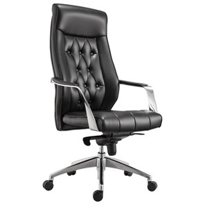 Кресло офисное BRABIX PREMIUM "Sonata EX-754", мультиблок, алюминий, экокожа, черное, 532491 в Элисте