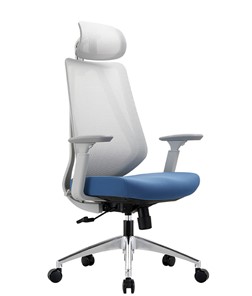 Компьютерное кресло CHAIRMAN 580 Сетчатый акрил белый / Полиэстер голубой в Элисте