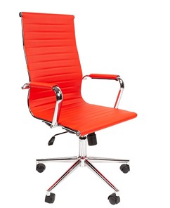 Кресло компьютерное CHAIRMAN 755, красное в Элисте