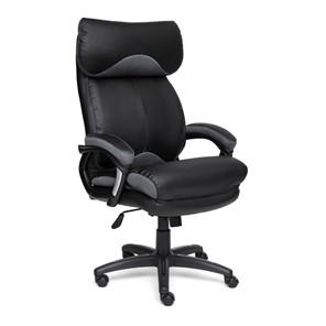 Компьютерное кресло DUKE кож/зам/ткань, черный/серый, 36-6/12 арт.12904 в Элисте