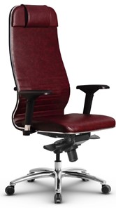 Кресло офисное Metta L 1m 38K2/4D мультиблок, нижняя часть 17838 бордовый в Элисте