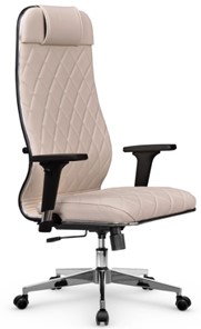 Кресло офисное Мetta L 1m 40M/2D Infinity Easy Clean (MPES) топган, нижняя часть 17834 светло-бежевый в Элисте