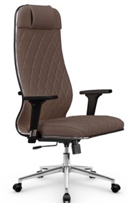 Кресло офисное Мetta L 1m 40M/2D Infinity Easy Clean (MPES) топган, нижняя часть 17852 светло-коричневый в Элисте