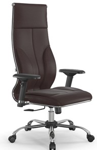 Офисное кресло Мetta L 1m 46/4D Infinity Easy Clean топган, нижняя часть 17833 темно-коричневый в Элисте
