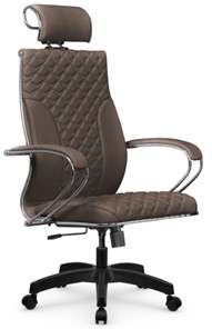 Кресло офисное Metta L 2c 44C/K116 Infinity Easy Clean топган, нижняя часть 17831 светло-коричневый в Элисте