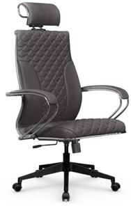 Кресло офисное Metta L 2c 44C/K116 Infinity Easy Clean топган, нижняя часть 17832 серый в Элисте