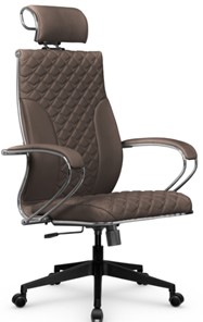 Кресло офисное Metta L 2c 44C/K116 Infinity Easy Clean топган, нижняя часть 17832 светло-коричневый в Элисте