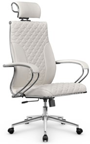 Кресло офисное Metta L 2c 44C/K116 Infinity Easy Clean топган, нижняя часть 17852 белый в Элисте