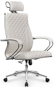 Кресло офисное Metta L 2c 44C/K116 Infinity Easy Clean топган OMS, нижняя часть 17853 белый в Элисте