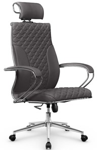 Кресло офисное Metta L 2c 44C/K116 Infinity Easy Clean топган OMS, нижняя часть 17853 серый в Элисте