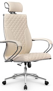 Кресло офисное Metta L 2c 44C/K116 Infinity Easy Clean топган OMS, нижняя часть 17853 молочный в Элисте