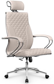 Кресло офисное Metta L 2c 44C/K116 Infinity Easy Clean топган OMS, нижняя часть 17853 светло-бежевый в Элисте