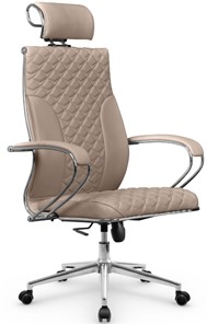 Кресло офисное Metta L 2c 44C/K116 Infinity Easy Clean топган OMS, нижняя часть 17853 темно-бежевый в Элисте