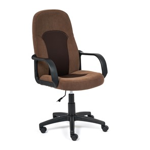Офисное кресло PARMA флок/ткань, коричневый, арт.15020 в Элисте