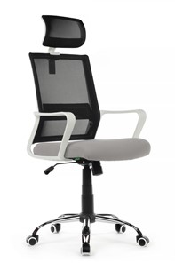 Кресло компьютерное Riva RCH 1029HW, серый/черный в Элисте