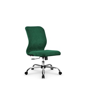 Кресло компьютерное SU-Mr-4/подл.000/осн.003 зеленый в Элисте