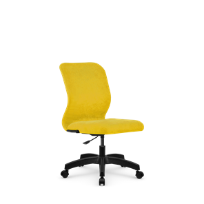 Кресло компьютерное SU-Mr-4/подл.000/осн.005 желтый в Элисте