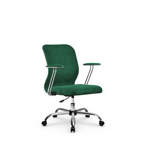 Кресло компьютерное SU-Mr-4/подл.078/осн.006 зеленый в Элисте