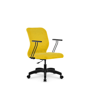 Офисное кресло SU-Mr-4/подл.110/осн.005 желтый в Элисте