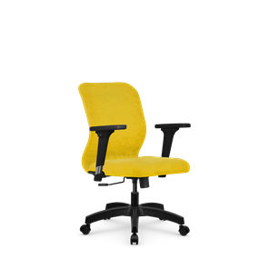 Кресло компьютерное SU-Mr-4/подл.200/осн.001 желтый в Элисте