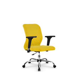 Офисное кресло SU-Mr-4/подл.200/осн.006 желтый в Элисте