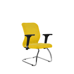 Офисное кресло SU-Mr-4/подл.200/осн.007 желтый в Элисте